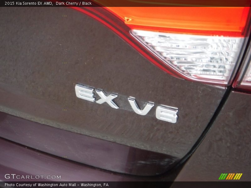 Dark Cherry / Black 2015 Kia Sorento EX AWD