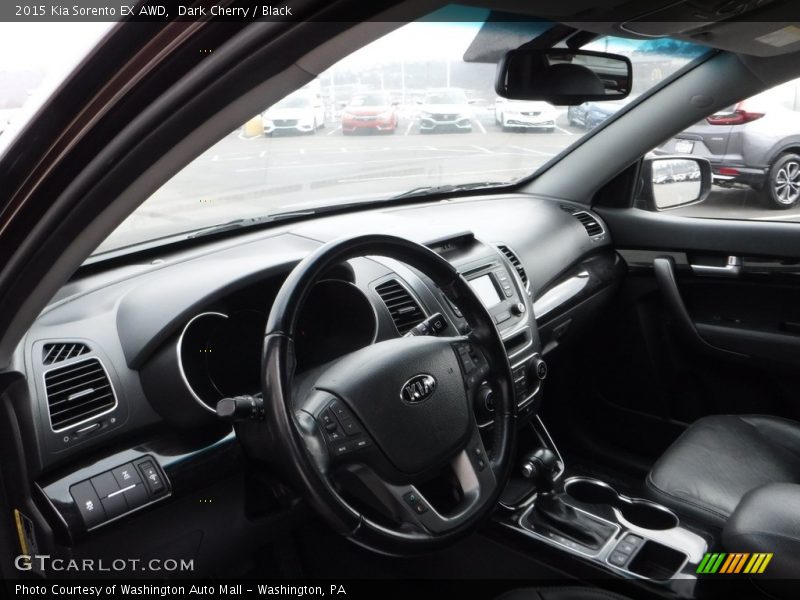 Dark Cherry / Black 2015 Kia Sorento EX AWD