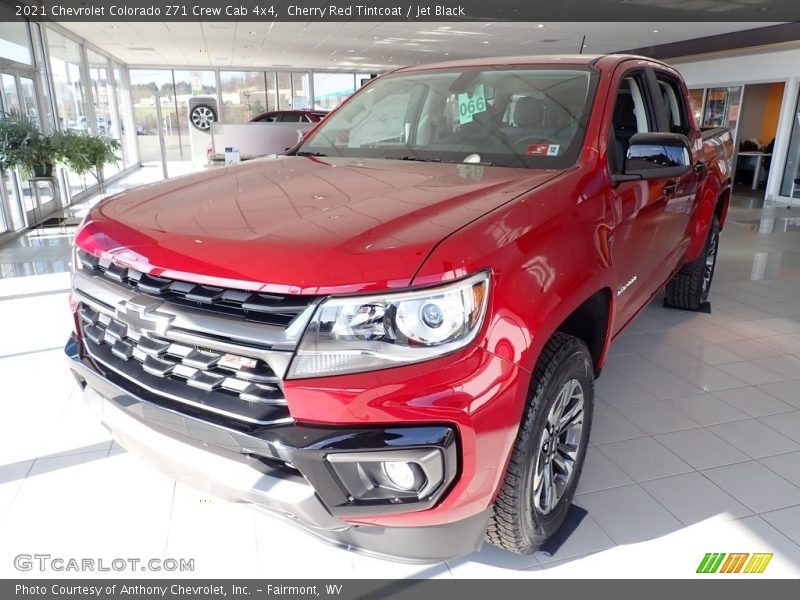 Cherry Red Tintcoat / Jet Black 2021 Chevrolet Colorado Z71 Crew Cab 4x4
