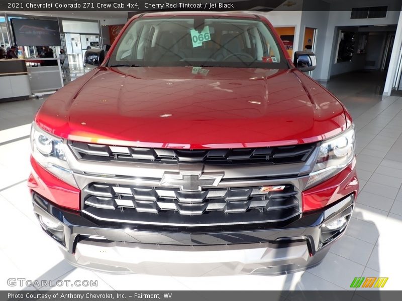 Cherry Red Tintcoat / Jet Black 2021 Chevrolet Colorado Z71 Crew Cab 4x4