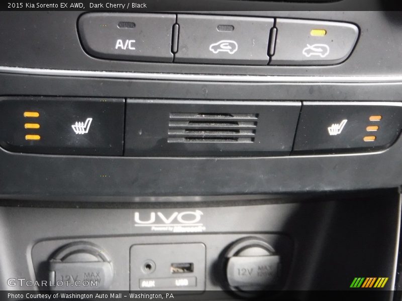 Dark Cherry / Black 2015 Kia Sorento EX AWD