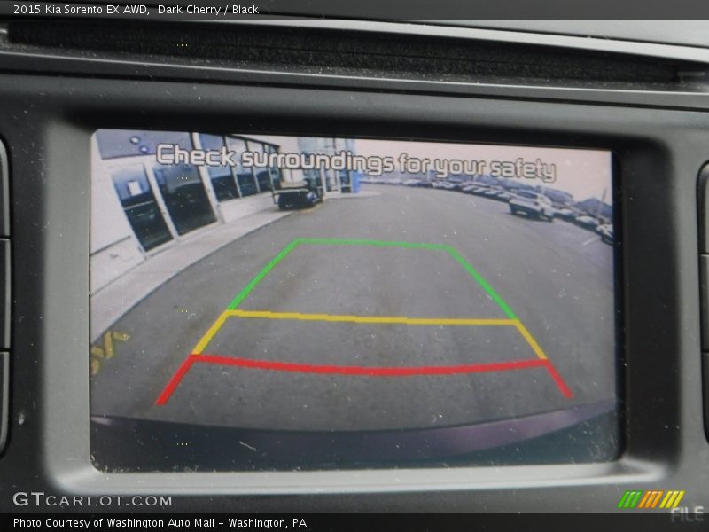 Dark Cherry / Black 2015 Kia Sorento EX AWD