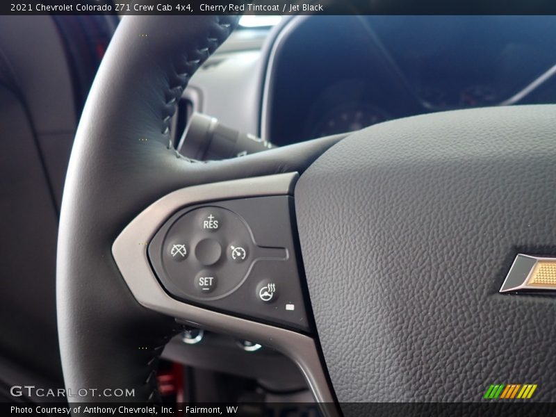 Cherry Red Tintcoat / Jet Black 2021 Chevrolet Colorado Z71 Crew Cab 4x4