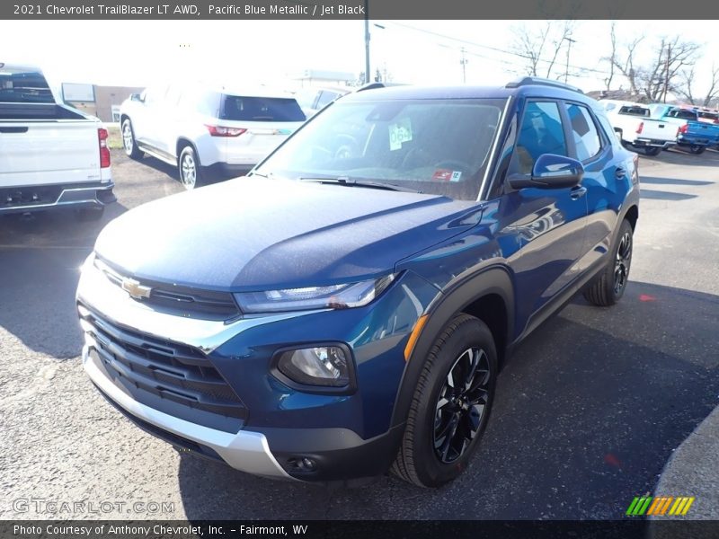Pacific Blue Metallic / Jet Black 2021 Chevrolet TrailBlazer LT AWD