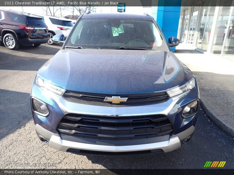 Pacific Blue Metallic / Jet Black 2021 Chevrolet TrailBlazer LT AWD