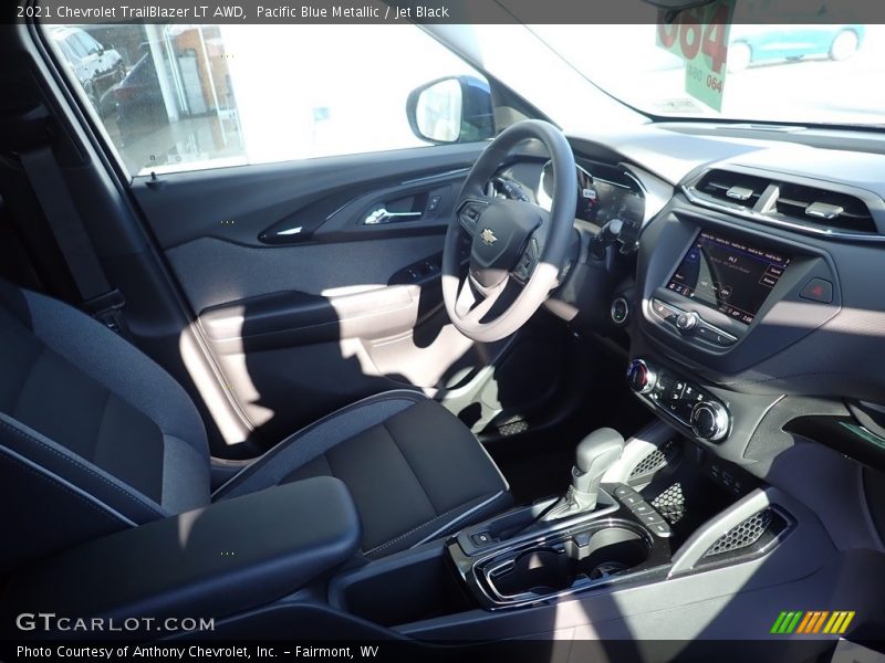 Pacific Blue Metallic / Jet Black 2021 Chevrolet TrailBlazer LT AWD