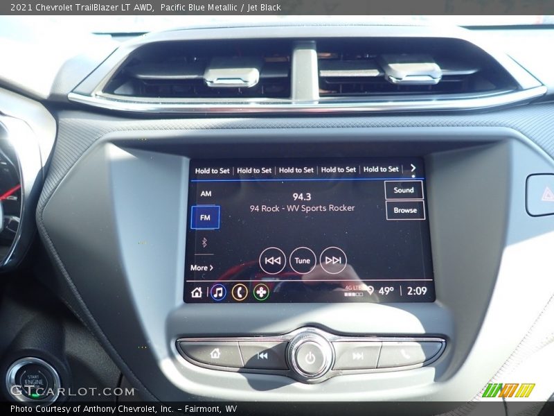 Pacific Blue Metallic / Jet Black 2021 Chevrolet TrailBlazer LT AWD
