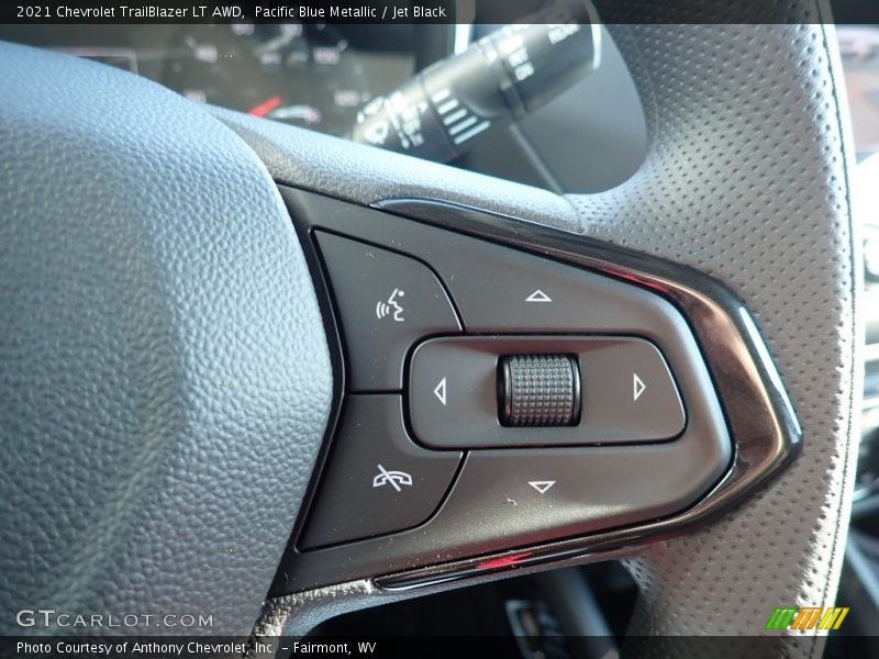 Pacific Blue Metallic / Jet Black 2021 Chevrolet TrailBlazer LT AWD