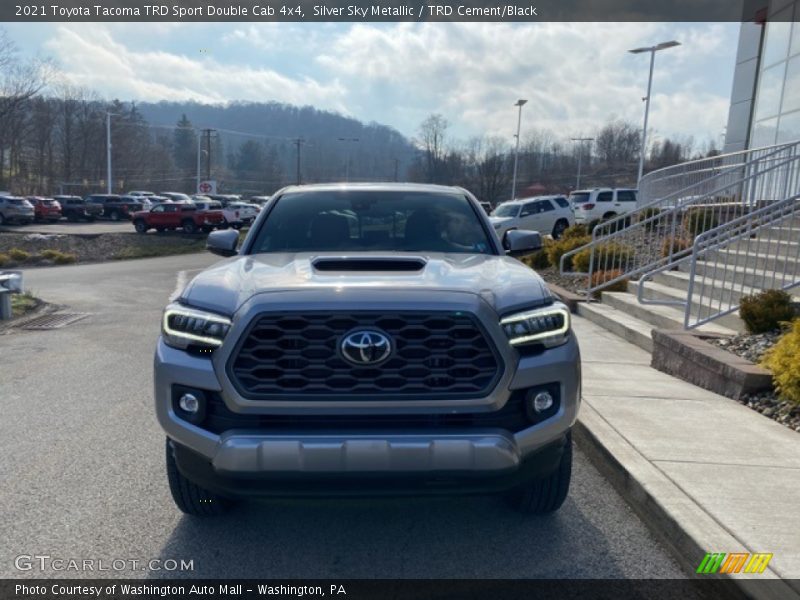 Silver Sky Metallic / TRD Cement/Black 2021 Toyota Tacoma TRD Sport Double Cab 4x4