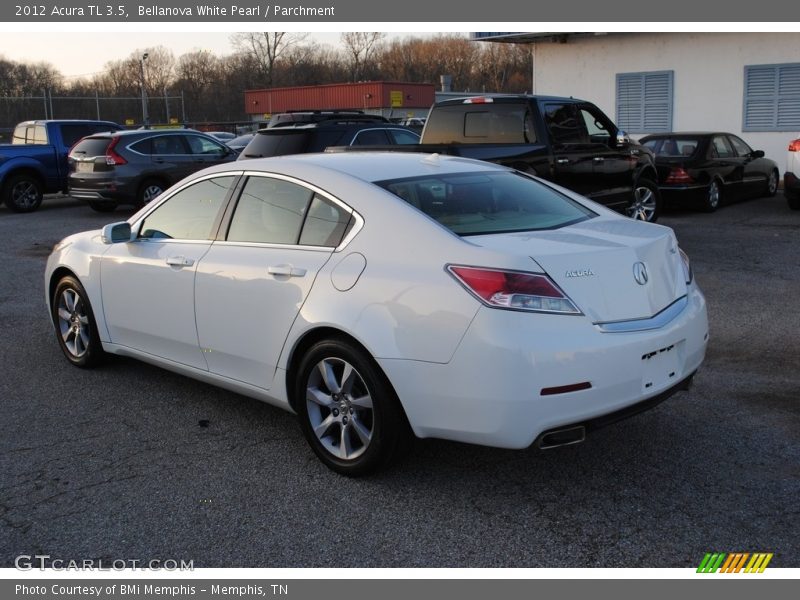 Bellanova White Pearl / Parchment 2012 Acura TL 3.5