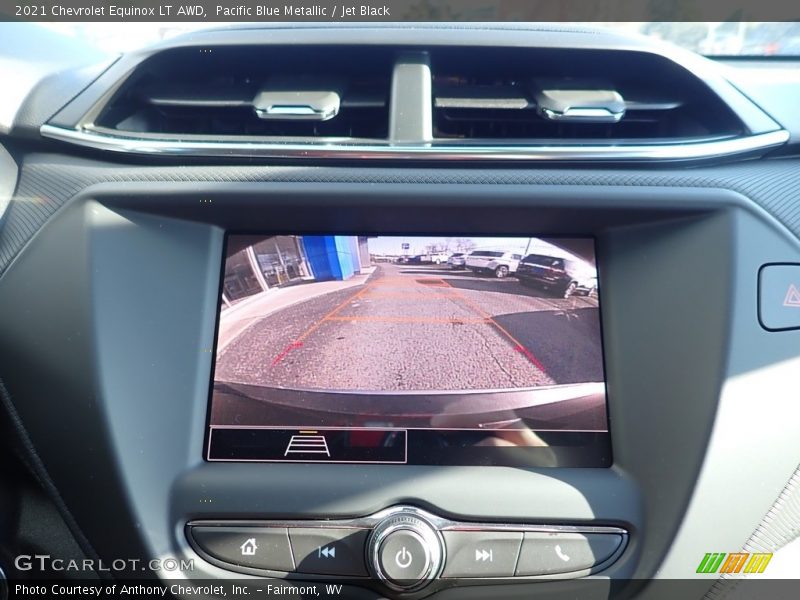 Pacific Blue Metallic / Jet Black 2021 Chevrolet Equinox LT AWD