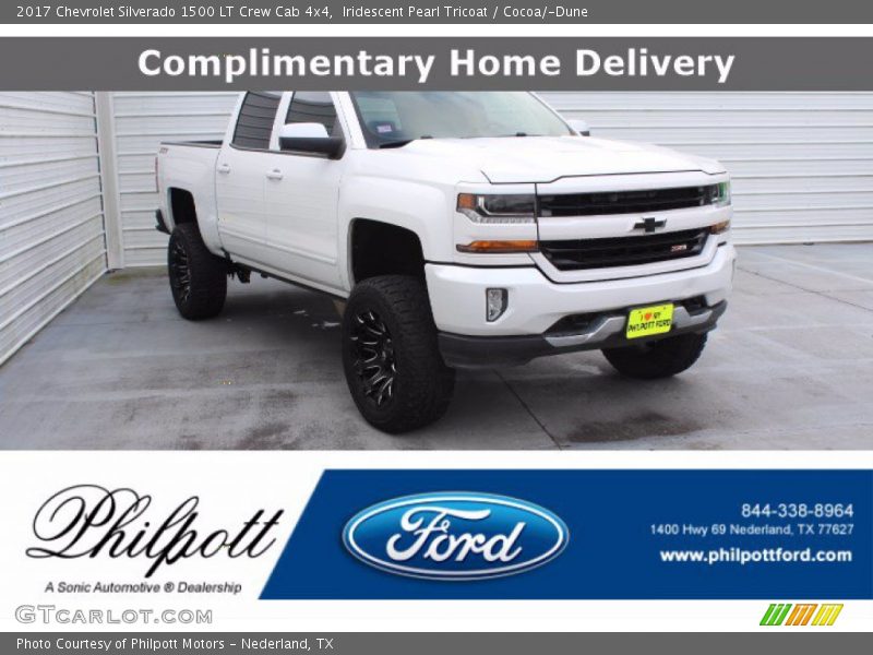 Iridescent Pearl Tricoat / Cocoa/­Dune 2017 Chevrolet Silverado 1500 LT Crew Cab 4x4