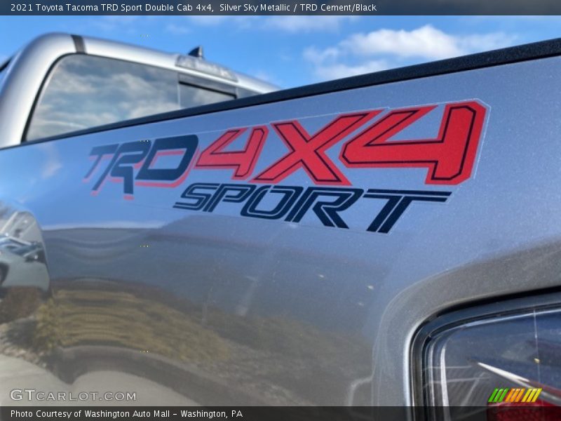 Silver Sky Metallic / TRD Cement/Black 2021 Toyota Tacoma TRD Sport Double Cab 4x4