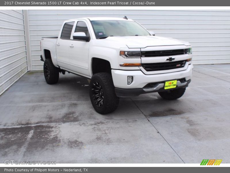 Iridescent Pearl Tricoat / Cocoa/­Dune 2017 Chevrolet Silverado 1500 LT Crew Cab 4x4