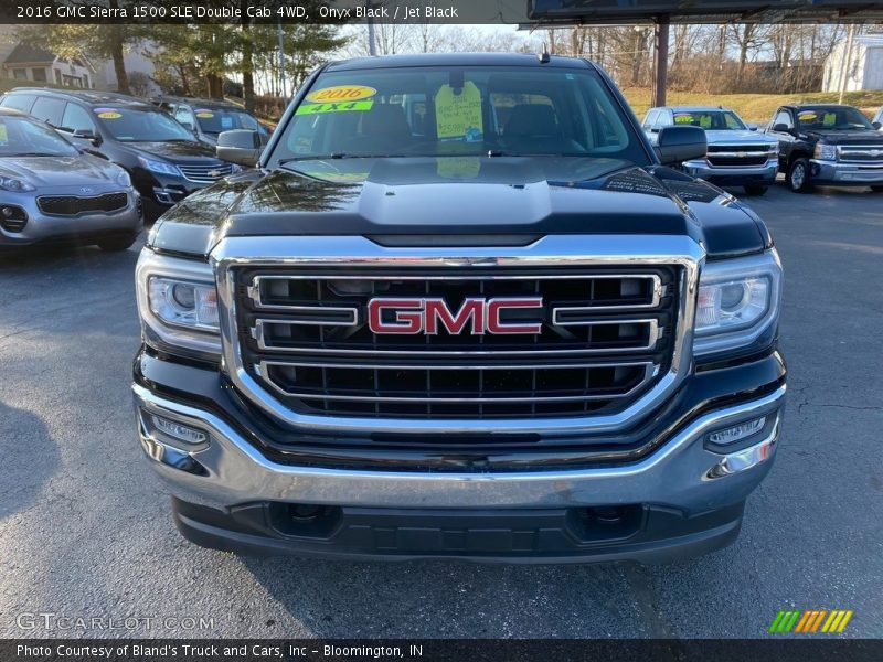 Onyx Black / Jet Black 2016 GMC Sierra 1500 SLE Double Cab 4WD