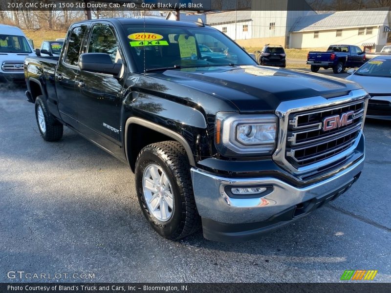 Onyx Black / Jet Black 2016 GMC Sierra 1500 SLE Double Cab 4WD