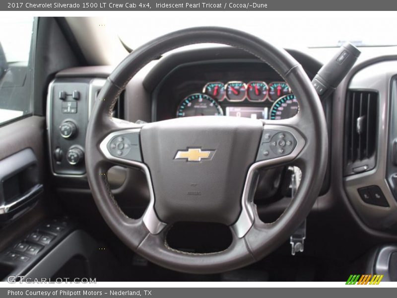 Iridescent Pearl Tricoat / Cocoa/­Dune 2017 Chevrolet Silverado 1500 LT Crew Cab 4x4