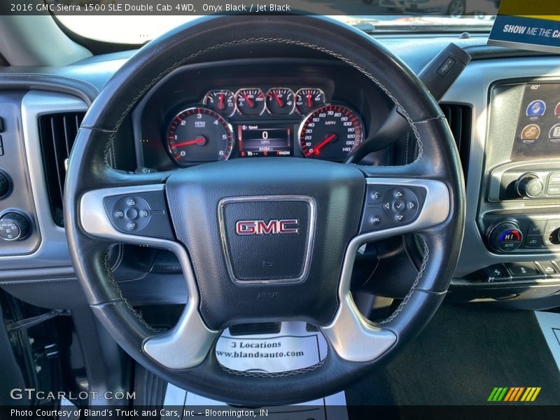 Onyx Black / Jet Black 2016 GMC Sierra 1500 SLE Double Cab 4WD
