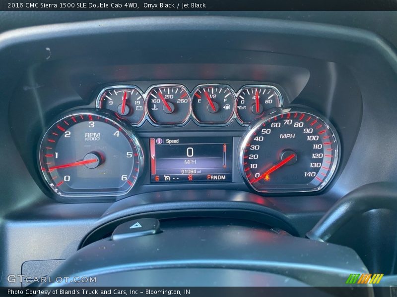 Onyx Black / Jet Black 2016 GMC Sierra 1500 SLE Double Cab 4WD