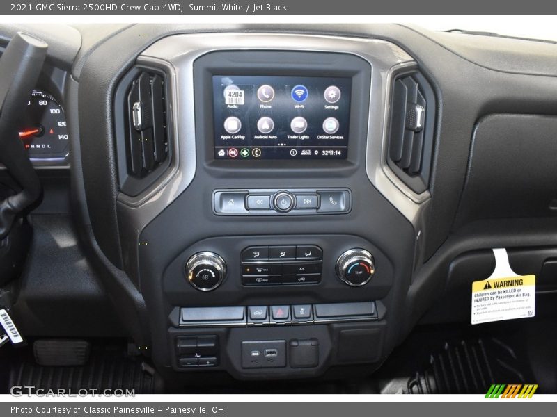 Summit White / Jet Black 2021 GMC Sierra 2500HD Crew Cab 4WD