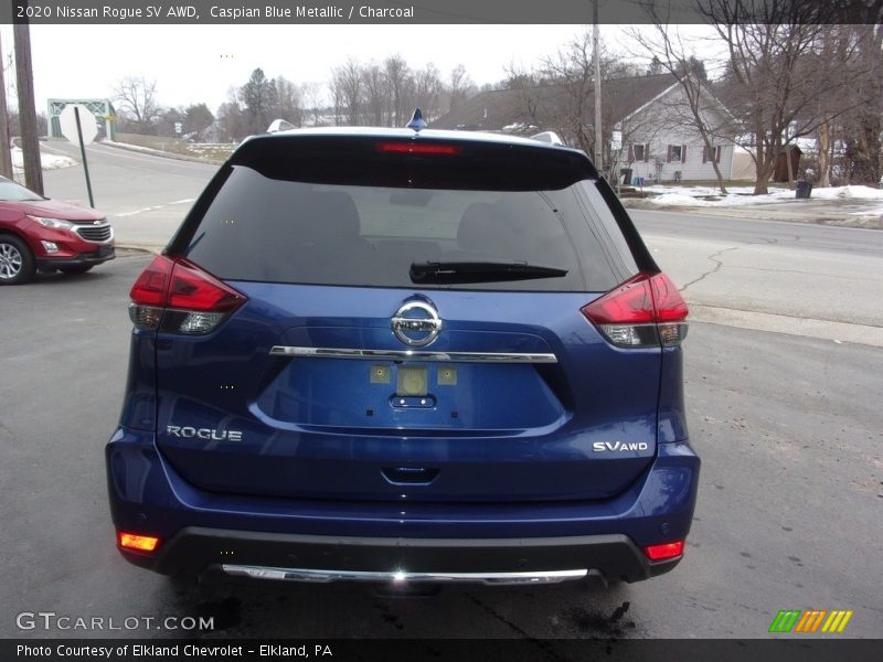 Caspian Blue Metallic / Charcoal 2020 Nissan Rogue SV AWD