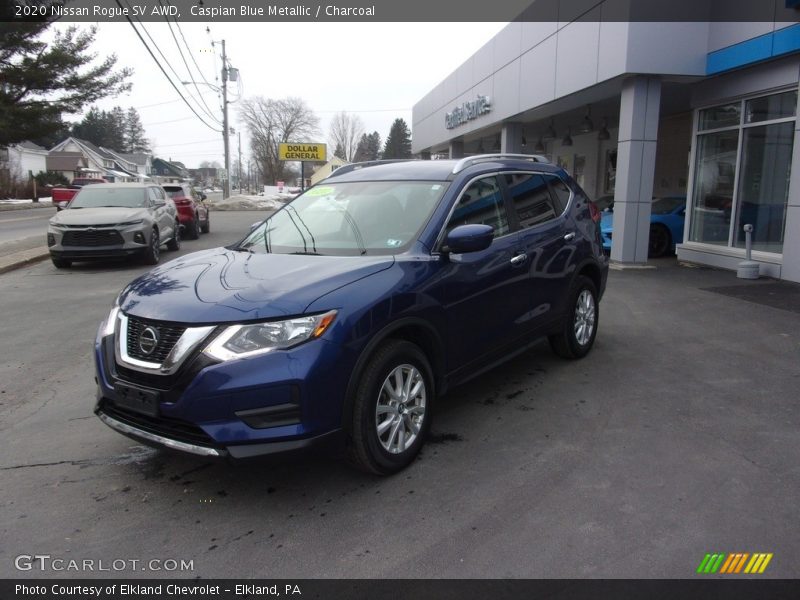 Caspian Blue Metallic / Charcoal 2020 Nissan Rogue SV AWD