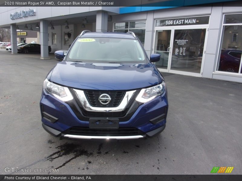 Caspian Blue Metallic / Charcoal 2020 Nissan Rogue SV AWD