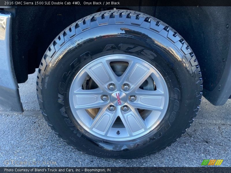 Onyx Black / Jet Black 2016 GMC Sierra 1500 SLE Double Cab 4WD