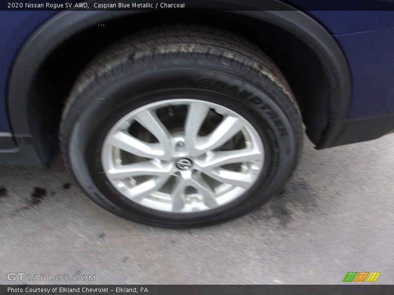 Caspian Blue Metallic / Charcoal 2020 Nissan Rogue SV AWD