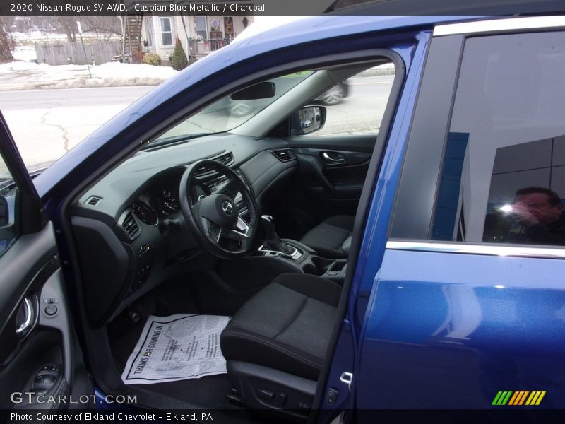 Caspian Blue Metallic / Charcoal 2020 Nissan Rogue SV AWD