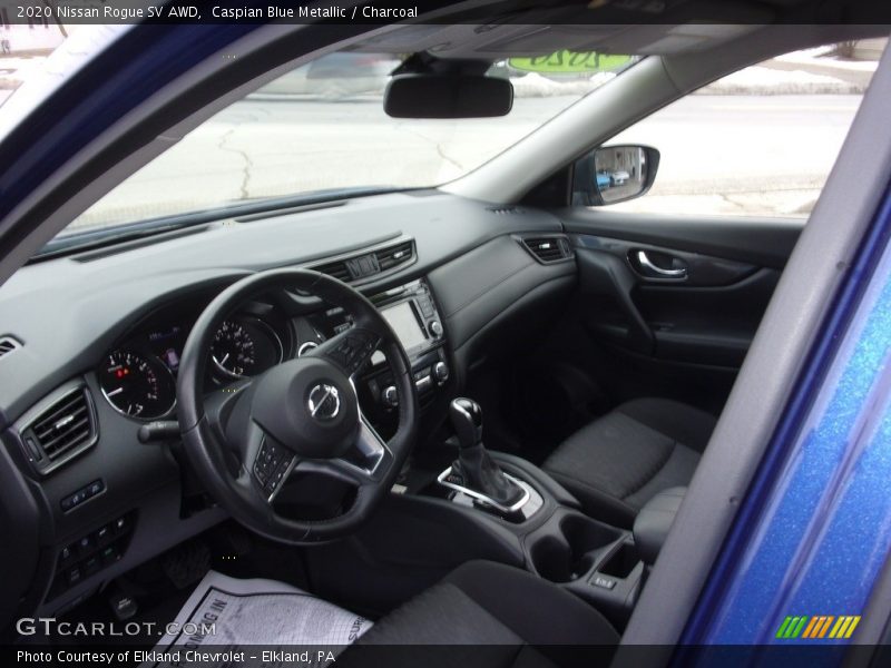 Caspian Blue Metallic / Charcoal 2020 Nissan Rogue SV AWD
