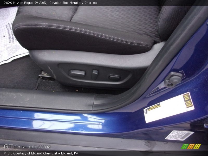 Caspian Blue Metallic / Charcoal 2020 Nissan Rogue SV AWD