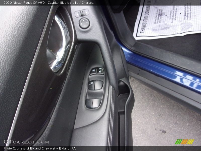 Caspian Blue Metallic / Charcoal 2020 Nissan Rogue SV AWD