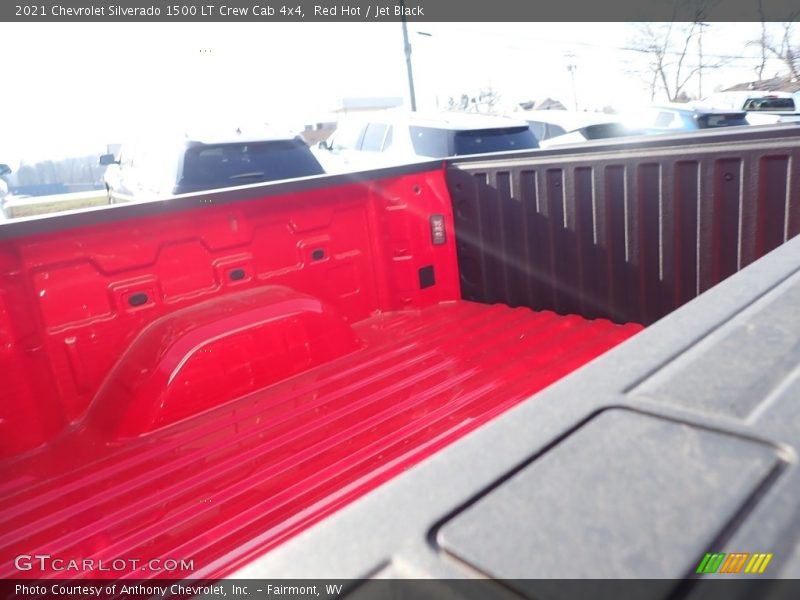 Red Hot / Jet Black 2021 Chevrolet Silverado 1500 LT Crew Cab 4x4