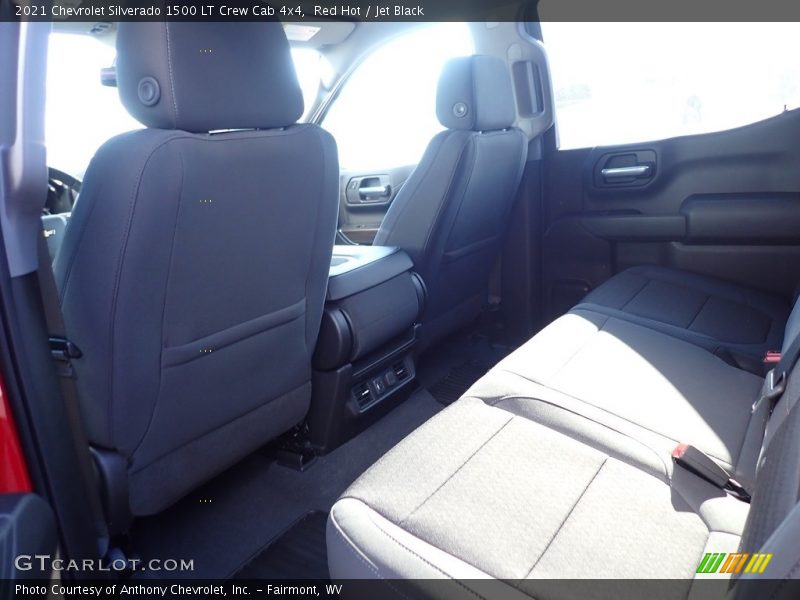 Red Hot / Jet Black 2021 Chevrolet Silverado 1500 LT Crew Cab 4x4