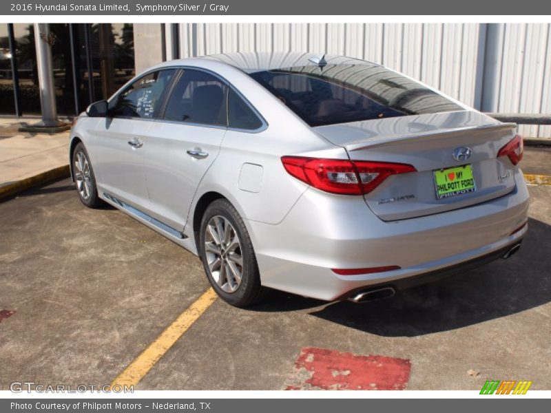 Symphony Silver / Gray 2016 Hyundai Sonata Limited