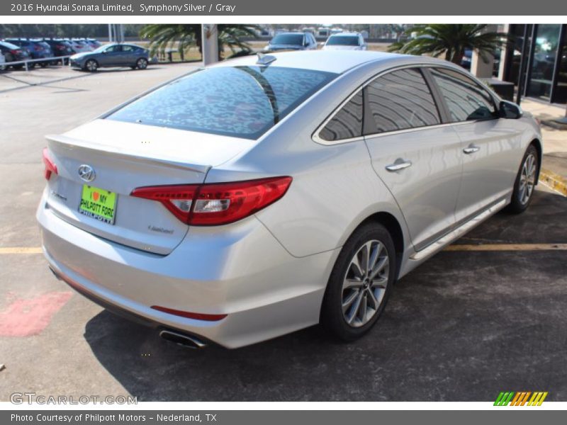 Symphony Silver / Gray 2016 Hyundai Sonata Limited