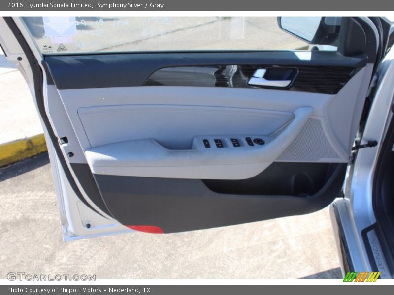 Symphony Silver / Gray 2016 Hyundai Sonata Limited