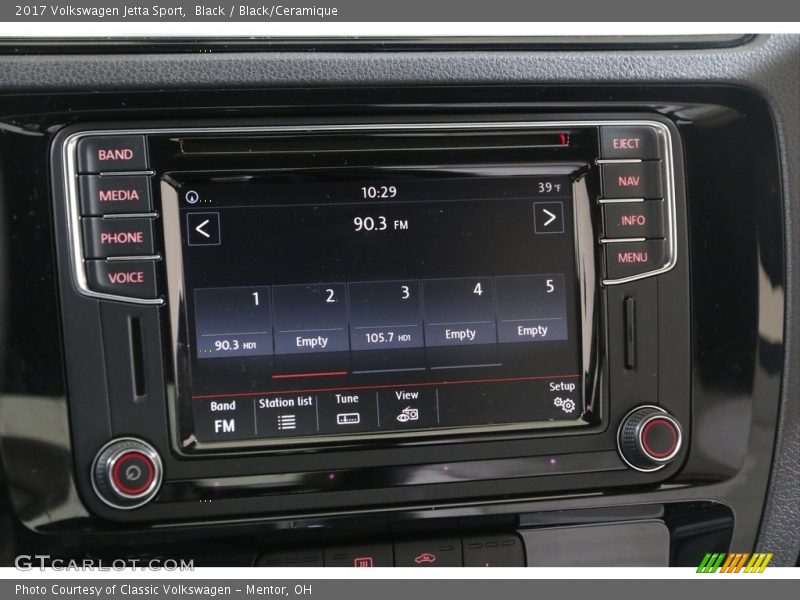 Audio System of 2017 Jetta Sport