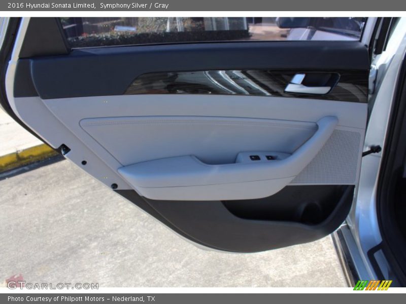 Symphony Silver / Gray 2016 Hyundai Sonata Limited