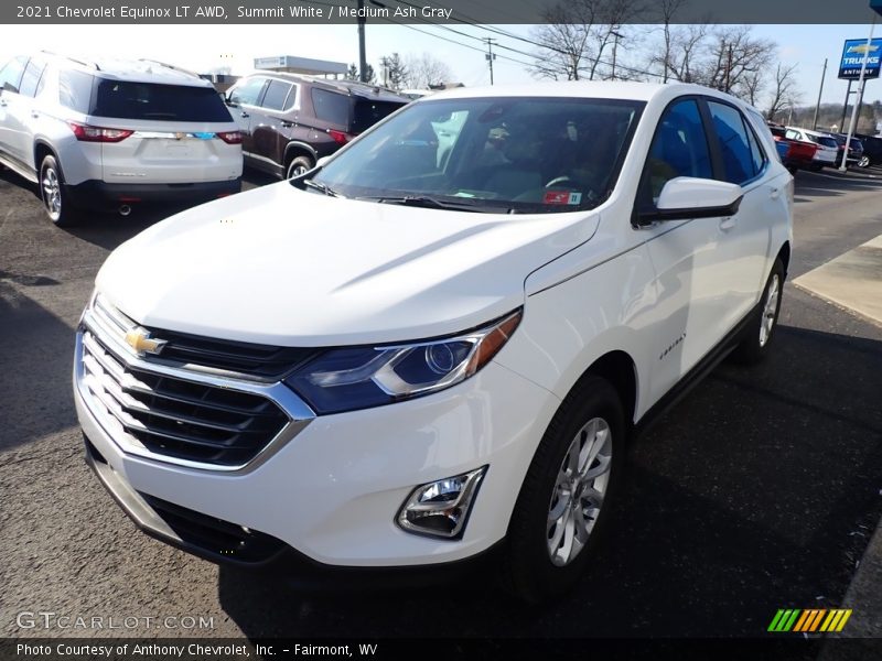 Summit White / Medium Ash Gray 2021 Chevrolet Equinox LT AWD