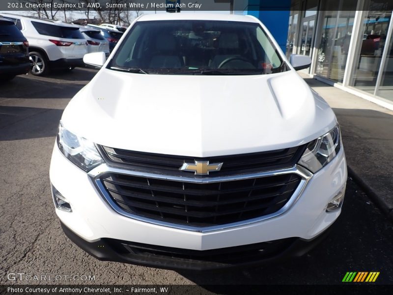 Summit White / Medium Ash Gray 2021 Chevrolet Equinox LT AWD