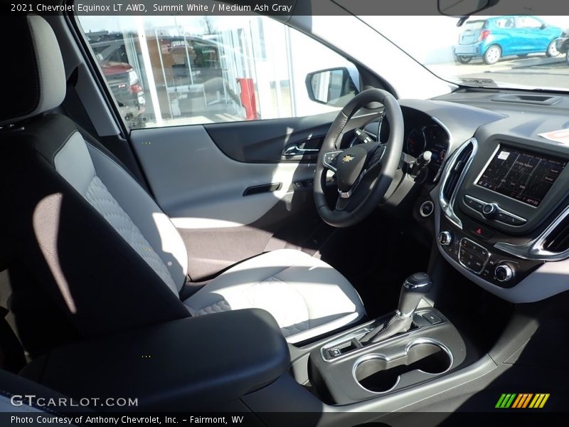 Summit White / Medium Ash Gray 2021 Chevrolet Equinox LT AWD