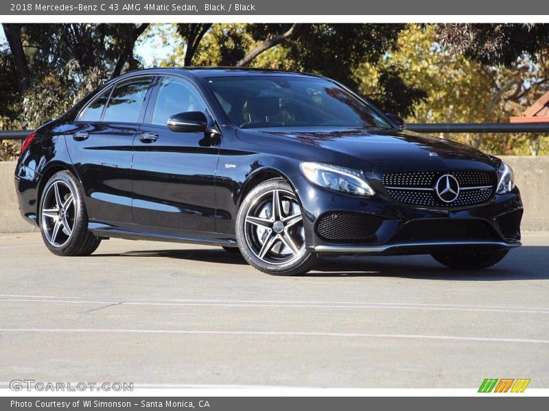 Black / Black 2018 Mercedes-Benz C 43 AMG 4Matic Sedan