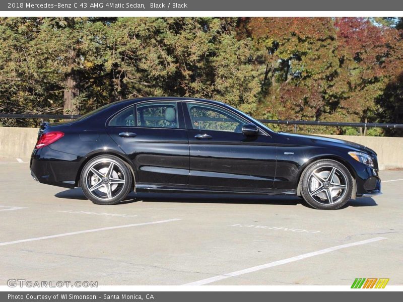 Black / Black 2018 Mercedes-Benz C 43 AMG 4Matic Sedan