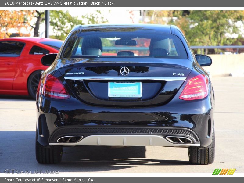 Black / Black 2018 Mercedes-Benz C 43 AMG 4Matic Sedan