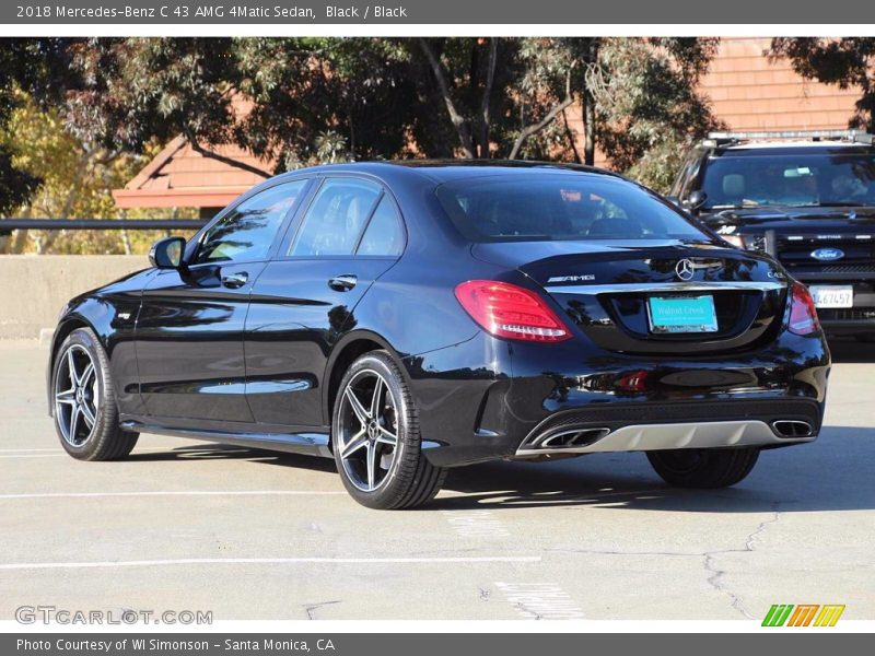 Black / Black 2018 Mercedes-Benz C 43 AMG 4Matic Sedan
