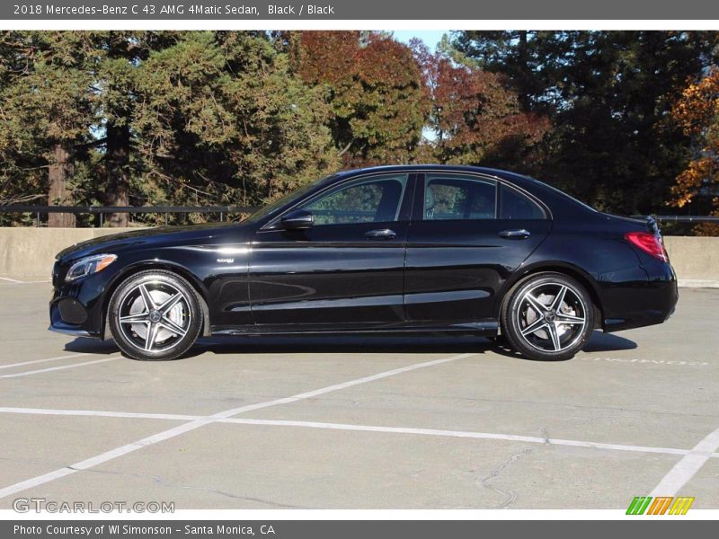 Black / Black 2018 Mercedes-Benz C 43 AMG 4Matic Sedan