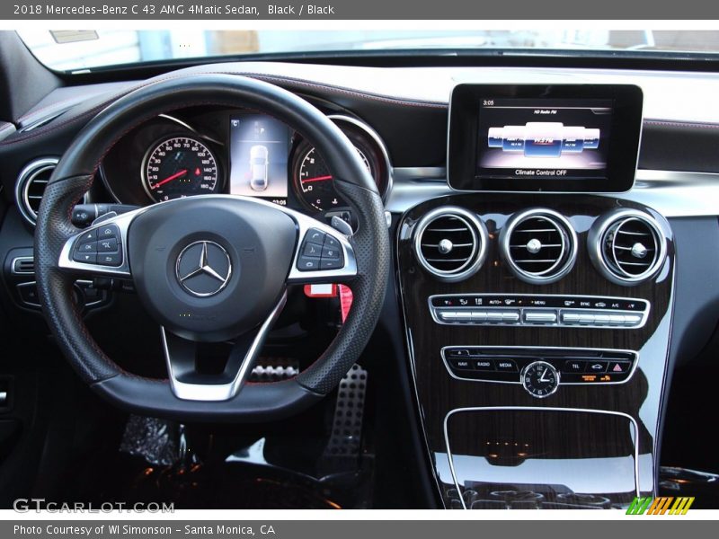 Black / Black 2018 Mercedes-Benz C 43 AMG 4Matic Sedan