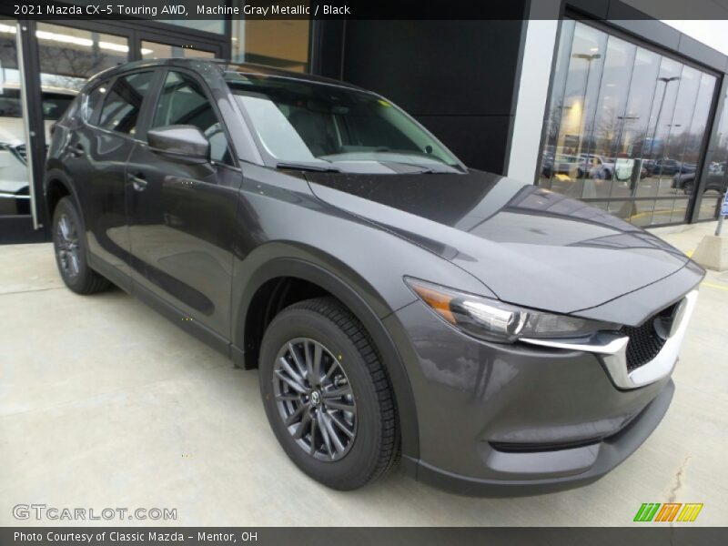 Machine Gray Metallic / Black 2021 Mazda CX-5 Touring AWD